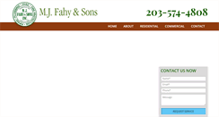 Desktop Screenshot of mjfahy.com