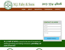 Tablet Screenshot of mjfahy.com